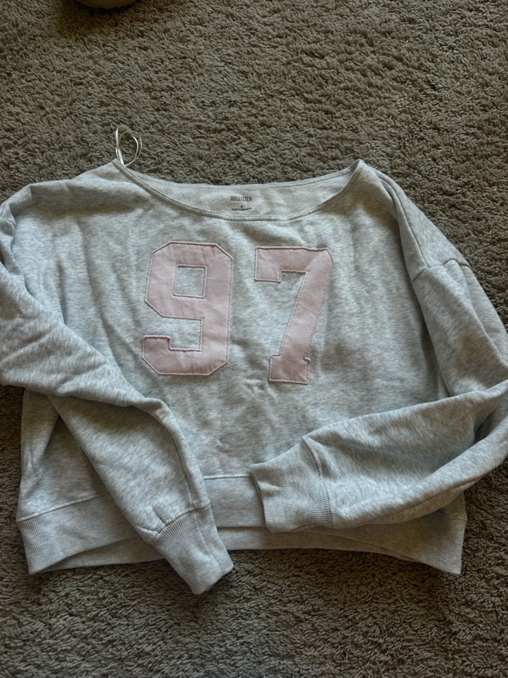 Hollister Feel Good Easy Off-The-Shoulder Sweatshirt (S)